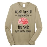 Funny 80th Birthday Gift 80 Year Old Cards Long Sleeve Shirt