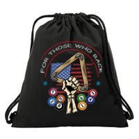 Funny 8 Ball Billiard Pool Player Billiards Drawstring Bag