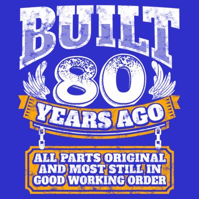Funny 80th Birthday Gift BDay Gift Saying Age 80 Year Joke T-Shirt