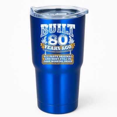 Funny 80th Birthday Gift BDay Gift Saying Age 80 Year Joke Tumbler
