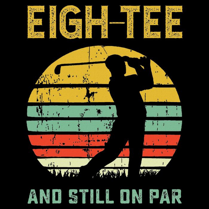 Funny 80th Birthday Golf Pun Golfing 80 Year Old Golfer Impact Tech Backpack