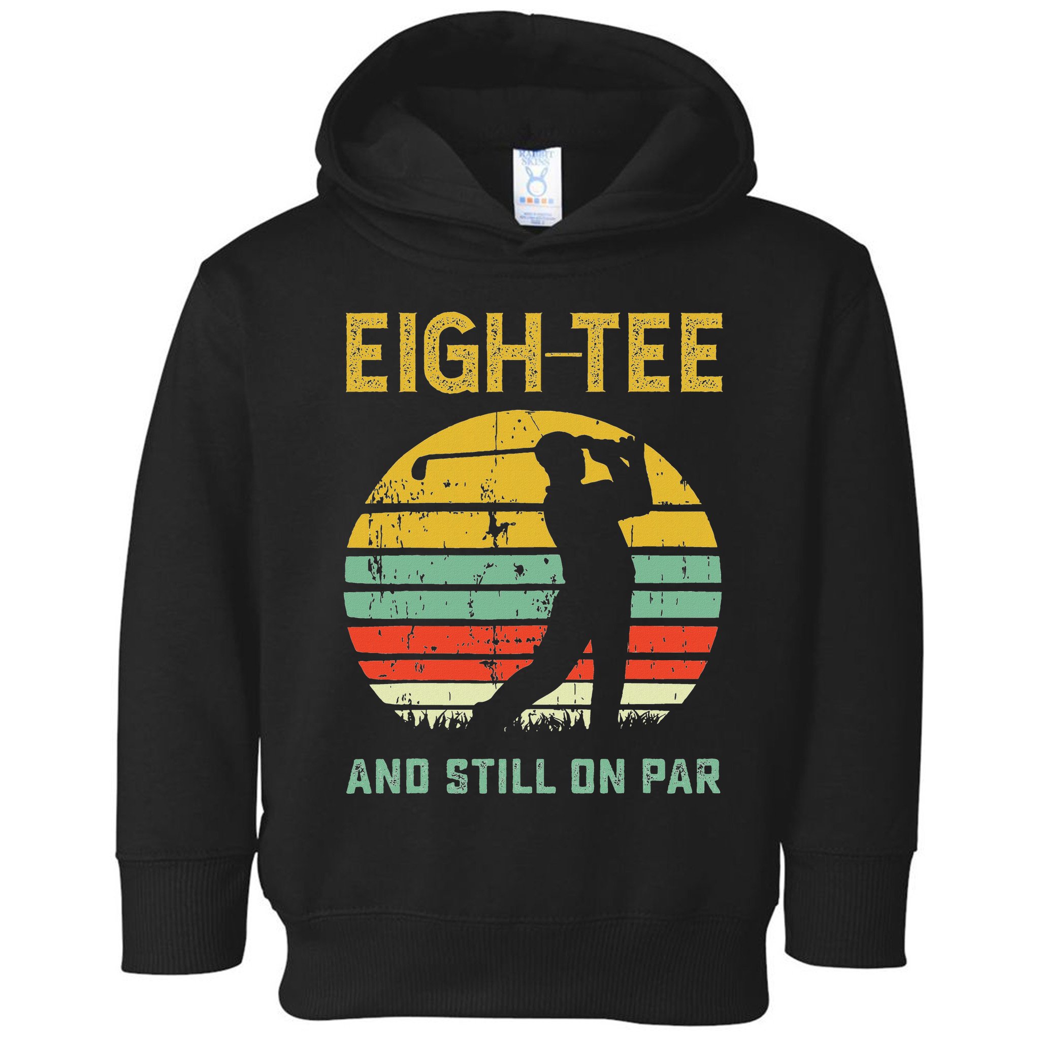 Funny 80th Birthday Golf Pun Golfing 80 Year Old Golfer Toddler Hoodie