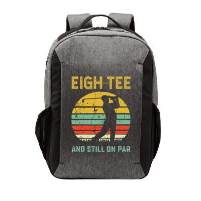 Funny 80th Birthday Golf Pun Golfing 80 Year Old Golfer Vector Backpack