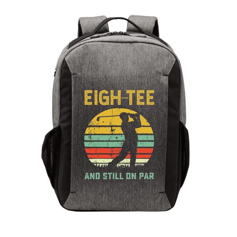 Funny 80th Birthday Golf Pun Golfing 80 Year Old Golfer Vector Backpack