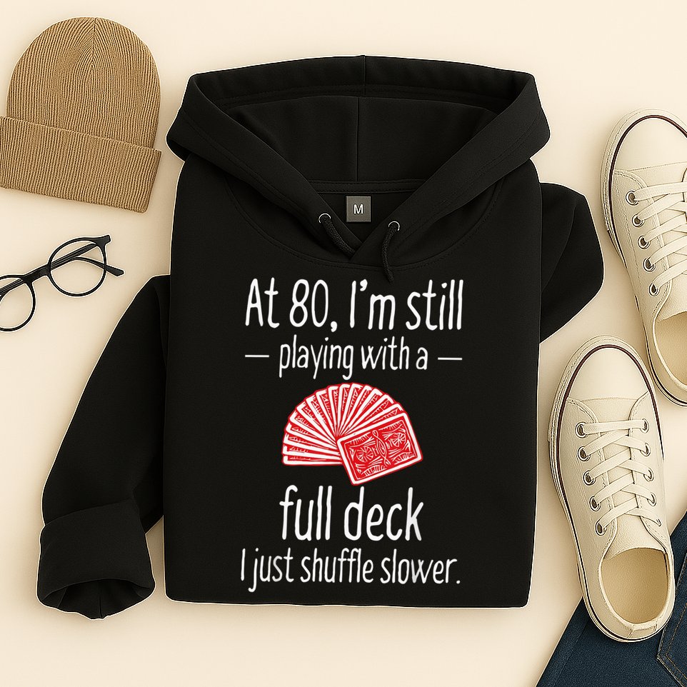Funny 80th Birthday Gift 80 Year Old Cards Hoodie