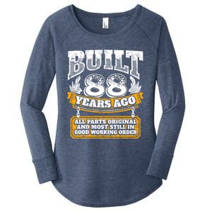 Funny 88th Birthday Gift BDay Gift Saying Age 88 Year Joke Women's Perfect Tri Tunic Long Sleeve Shirt