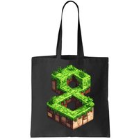Fun 8th Birthday Number 8 Video Gamer Pixel Themed Bday Boy Bag