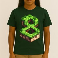 Fun 8th Birthday Number 8 Video Gamer Pixel Themed Bday Boy T-Shirt