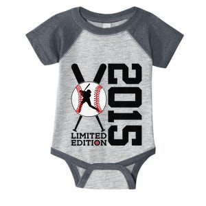 Funny 8th Birthday Baseball Limited Edition 2015 Infant Baby Jersey Bodysuit