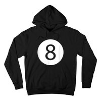 Funny 8 Ball Magic Eight Ball Billiards Pool Black Hoodie