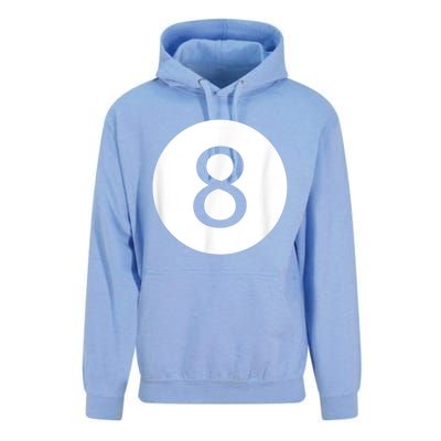 Funny 8 Ball Magic Eight Ball Billiards Pool Black Unisex Surf Hoodie