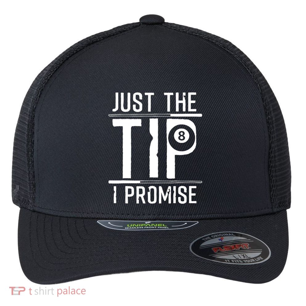 Funny 8 Ball Pool Gift For Cool Billiards Player Flexfit Unipanel Trucker Cap