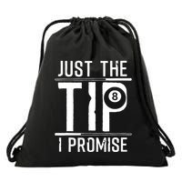 Funny 8 Ball Pool Gift For Cool Billiards Player Drawstring Bag