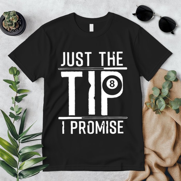 Funny 8 Ball Pool Gift For Cool Billiards Player Premium T-Shirt
