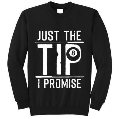 Funny 8 Ball Pool Gift For Cool Billiards Player Tall Sweatshirt