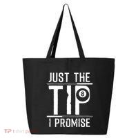 Funny 8 Ball Pool Gift For Cool Billiards Player 25L Jumbo Tote