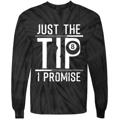 Funny 8 Ball Pool Gift For Cool Billiards Player Tie-Dye Long Sleeve Shirt