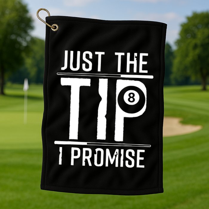 Funny 8 Ball Pool Gift For Cool Billiards Player Golf Towel
