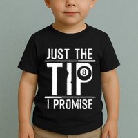 Funny 8 Ball Pool Gift For Cool Billiards Player Toddler T-Shirt