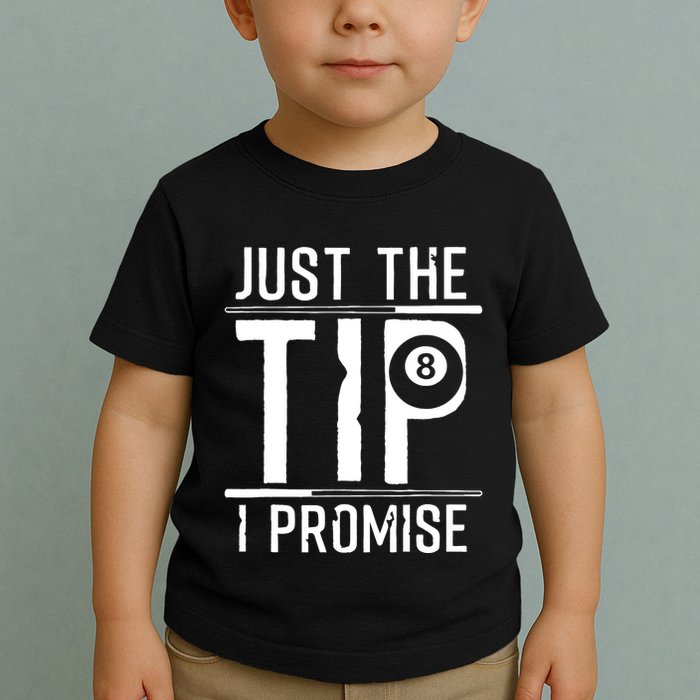 Funny 8 Ball Pool Gift For Cool Billiards Player Toddler T-Shirt