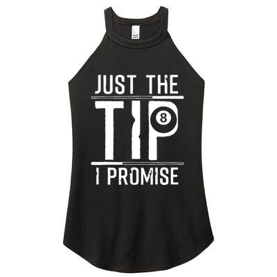 Funny 8 Ball Pool Gift For Cool Billiards Player Women's Perfect Tri Rocker Tank
