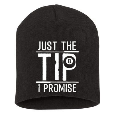 Funny 8 Ball Pool Gift For Cool Billiards Player Short Acrylic Beanie