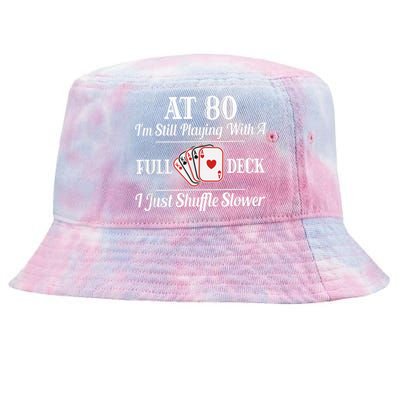 Funny 80th Birthday Gift  - 80 Year Old Cards Shirt Tie-Dyed Bucket Hat