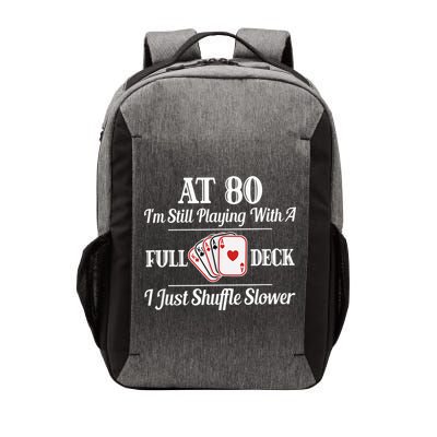 Funny 80th Birthday Gift  - 80 Year Old Cards Shirt Vector Backpack