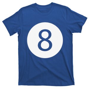 Funny 8 Ball Magic Billiards Pool Lazy Halloween Costume T-Shirt