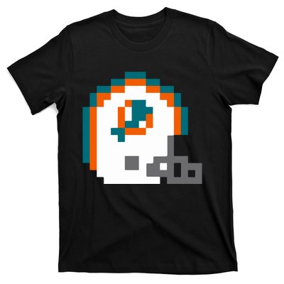 Funny 8 Bit Miami Helmet Gift For Dolphins Sport T-Shirt