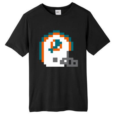 Funny 8 Bit Miami Helmet Gift For Dolphins Sport Tall Fusion ChromaSoft Performance T-Shirt