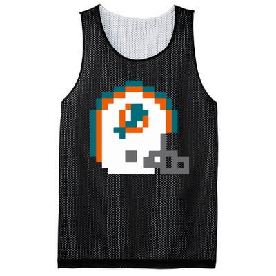 Funny 8 Bit Miami Helmet Gift For Dolphins Sport Mesh Reversible Basketball Jersey Tank