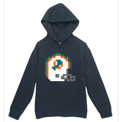 Funny 8 Bit Miami Helmet Gift For Dolphins Sport Urban Pullover Hoodie