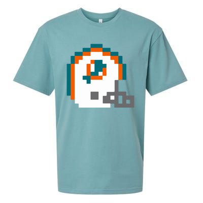 Funny 8 Bit Miami Helmet Gift For Dolphins Sport Sueded Cloud Jersey T-Shirt