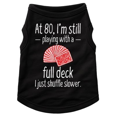 Funny 80th Birthday Gift 80 Year Old Cards Doggie Tank