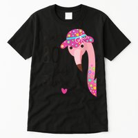 Flamingo 80th Birthday 80 Years Old Eighty Tall T-Shirt