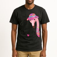 Flamingo 80th Birthday 80 Years Old Eighty Tall T-Shirt