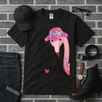 Flamingo 80th Birthday 80 Years Old Eighty Tall T-Shirt