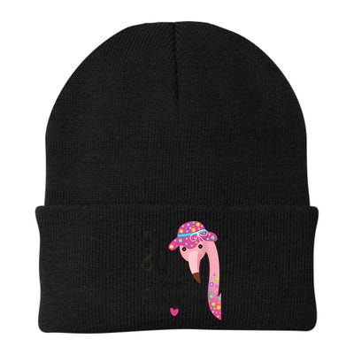 Flamingo 80th Birthday 80 Years Old Eighty Knit Cap Winter Beanie