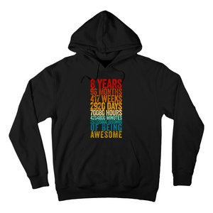 Funny 8th Birthday Old Meter Funny 8 Year Old Gifts Hoodie