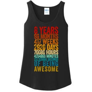 Funny 8th Birthday Old Meter Funny 8 Year Old Gifts Ladies Essential Tank