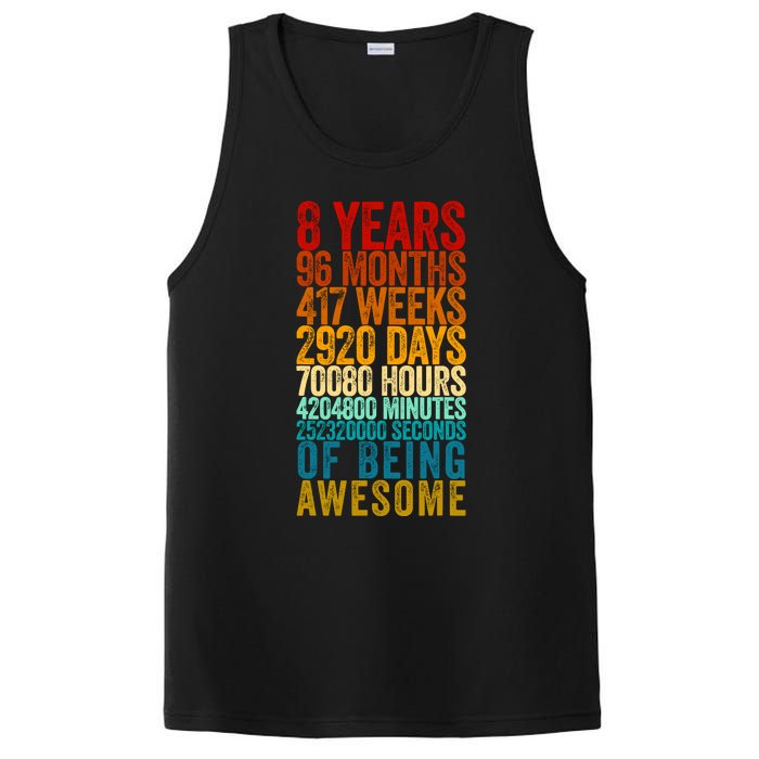 Funny 8th Birthday Old Meter Funny 8 Year Old Gifts PosiCharge Competitor Tank