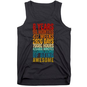 Funny 8th Birthday Old Meter Funny 8 Year Old Gifts Tank Top