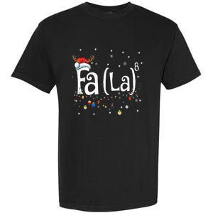 Fa 8 Funny Christmas Santa Fa La Math Gift Garment-Dyed Heavyweight T-Shirt