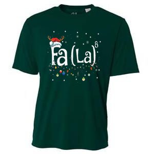 Fa 8 Funny Christmas Santa Fa La Math Gift Cooling Performance Crew T-Shirt