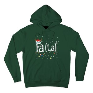 Fa 8 Funny Christmas Santa Fa La Math Gift Hoodie