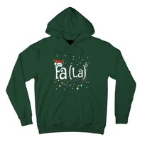 Fa 8 Funny Christmas Santa Fa La Math Gift Hoodie