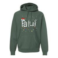 Fa 8 Funny Christmas Santa Fa La Math Gift Premium Hoodie