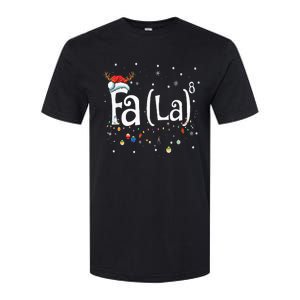 Fa 8 Funny Christmas Santa Fa La Math Gift Softstyle CVC T-Shirt