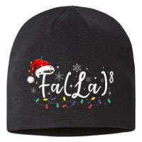 Fa 8 Funny Christmas Santa Fa La Math Teacher Student Sustainable Beanie